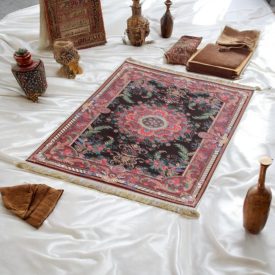   Hedvábný koberec strojově tkaný SILKEN 70x110 akrylový turecký koberec