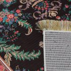 Hedvábný koberec strojově tkaný SILKEN 70x110 akrylový turecký koberec