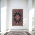 Hedvábný koberec strojově tkaný SILKEN 70x110 akrylový turecký koberec