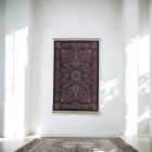 Hedvábný koberec strojově tkaný SILKEN 70x110 akrylový turecký koberec