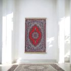 Hedvábný koberec strojově tkaný SILKEN 70x110 akrylový turecký koberec