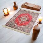 Hedvábný koberec strojově tkaný SILKEN 70x110 akrylový turecký koberec