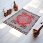 Hedvábný koberec strojově tkaný SILKEN 70x110 akrylový turecký koberec