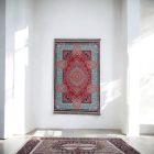 Hedvábný koberec strojově tkaný SILKEN 70x110 akrylový turecký koberec