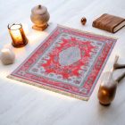 Hedvábný koberec strojově tkaný SILKEN 70x110 akrylový turecký koberec