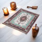 Hedvábný koberec strojově tkaný SILKEN 70x110 akrylový turecký koberec