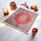 Hedvábný koberec strojově tkaný SILKEN 70x110 akrylový turecký koberec