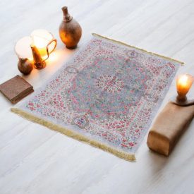   Hedvábný koberec strojově tkaný SILKEN 70x110 akrylový turecký koberec