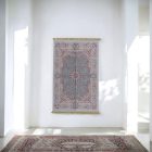 Hedvábný koberec strojově tkaný SILKEN 70x110 akrylový turecký koberec