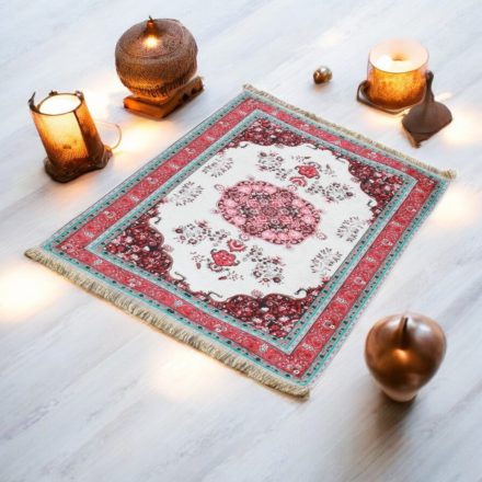Hedvábný koberec strojově tkaný SILKEN 70x110 akrylový turecký koberec