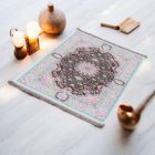 Hedvábný koberec strojově tkaný SILKEN 70x110 akrylový turecký koberec