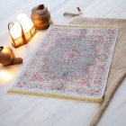 Hedvábný koberec strojově tkaný SILKEN 70x110 akrylový turecký koberec