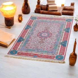   Hedvábný koberec strojově tkaný SILKEN 70x110 akrylový turecký koberec