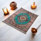 Hedvábný koberec strojově tkaný SILKEN 70x110 akrylový turecký koberec