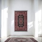 Hedvábný koberec strojově tkaný SILKEN 70x110 akrylový turecký koberec