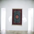Hedvábný koberec strojově tkaný SILKEN 70x110 akrylový turecký koberec