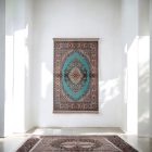 Hedvábný koberec strojově tkaný SILKEN 70x110 akrylový turecký koberec