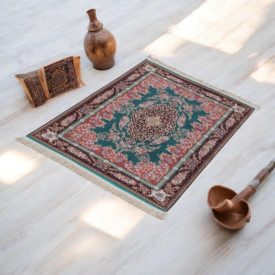   Hedvábný koberec strojově tkaný SILKEN 70x110 akrylový turecký koberec