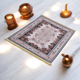   Hedvábný koberec strojově tkaný SILKEN 70x110 akrylový turecký koberec