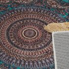 Hedvábný koberec strojově tkaný SILKEN 70x110 akrylový turecký koberec