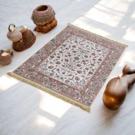   Hedvábný koberec strojově tkaný SILKEN 70x110 akrylový turecký koberec