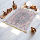 Hedvábný koberec strojově tkaný SILKEN 70x110 akrylový turecký koberec