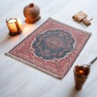 Hedvábný koberec strojově tkaný SILKEN 70x110 akrylový turecký koberec