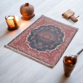   Hedvábný koberec strojově tkaný SILKEN 70x110 akrylový turecký koberec