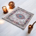 Hedvábný koberec strojově tkaný SILKEN 70x110 akrylový turecký koberec