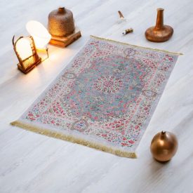   Hedvábný koberec strojově tkaný SILKEN 70x110 akrylový turecký koberec