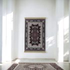 Hedvábný koberec strojově tkaný SILKEN 70x110 akrylový turecký koberec