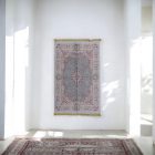 Hedvábný koberec strojově tkaný SILKEN 70x110 akrylový turecký koberec