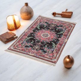   Hedvábný koberec strojově tkaný SILKEN 70x110 akrylový turecký koberec