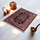 Hedvábný koberec strojově tkaný SILKEN 70x110 akrylový turecký koberec