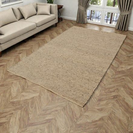 Hustý vlněný koberec 160x250 jednobarevný koberec do obývacího pokoje