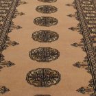 Běhoun koberec béžový Bokhara 244x78 ručně vázaný pákistánský koberec