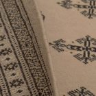 Pákistánský koberec béžový Bokhara 194x140 ručně vázaný koberec