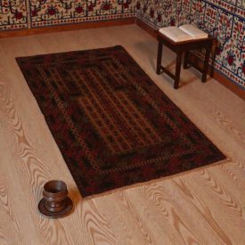   Modlitební koberec Mushwani 87x131 ručně vázaný nomádský koberec