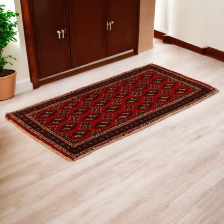 Turkmen koberec Balisht Nakhsha 47x96 ručně vázaný malý koberec