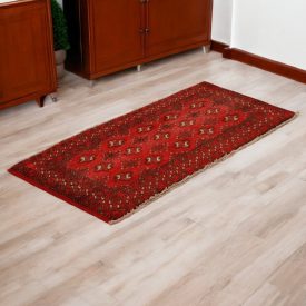   Turkmen koberec Balisht Nakhsha 48x96 ručně vázaný malý koberec