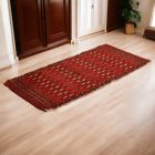 Turkmen koberec Balisht Nakhsha 50x103 ručně vázaný malý koberec