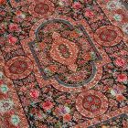 Hedvábný koberec Baharan kobaltově modrá 100x150 vysoce kvalitní viskózový hedvábný koberec z Íránu