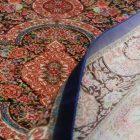 Hedvábný koberec Baharan kobaltově modrá 100x150 vysoce kvalitní viskózový hedvábný koberec z Íránu