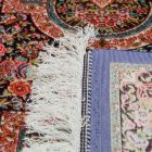 Hedvábný koberec Baharan kobaltově modrá 100x150 vysoce kvalitní viskózový hedvábný koberec z Íránu