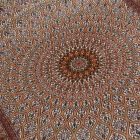 Hedvábný koberec Soltaniye cream 100x150 Íránský viskózový hedvábný koberec