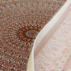 Hedvábný koberec Soltaniye cream 100x150 Íránský viskózový hedvábný koberec