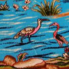 Hedvábný koberec Nazhivan béžová 100x150 viskózový hedvábný perský koberec