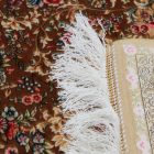 Hedvábný koberec Nirvana cinnamon 60x90 vysoce kvalitní viskózový hedvábný koberec z Íránu