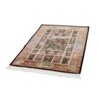 Hedvábný koberec Golrokh modrá 100x150 Íránský viskózový hedvábný koberec