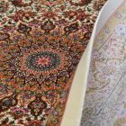 Hedvábný koberec Helya cream 100x150 vysoce kvalitní viskózový hedvábný koberec z Íránu